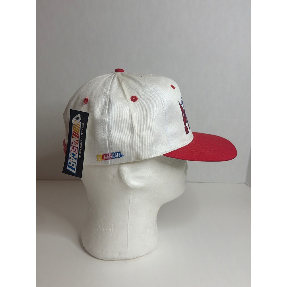 Vintage NASCAR Kyle Petty 42 Snapback Hat TC White Red Deadstock NWT Racing Cap - Picture 4 of 8